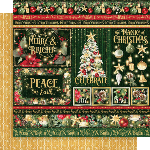 Merry & Bright 8×8 Collection Pack by Graphic 45