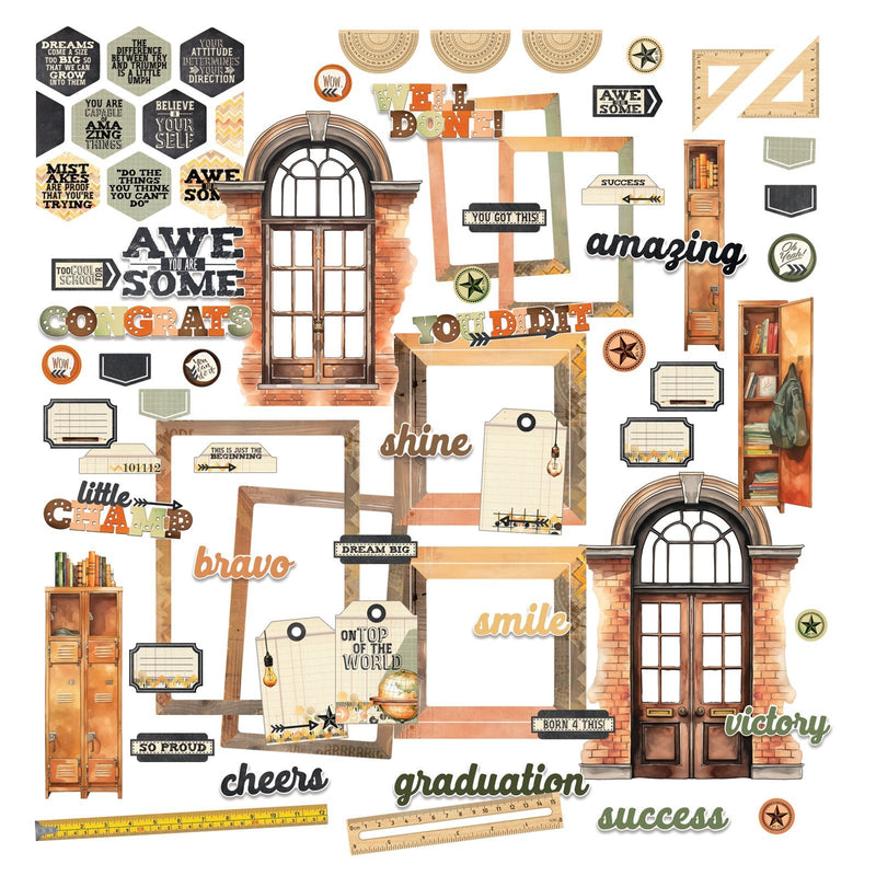 49 and Market Academia Die Cuts - Craftywaftyshop