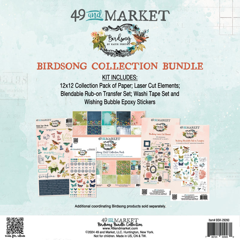 49 and Market Birdsong Collection Bundle - Craftywaftyshop