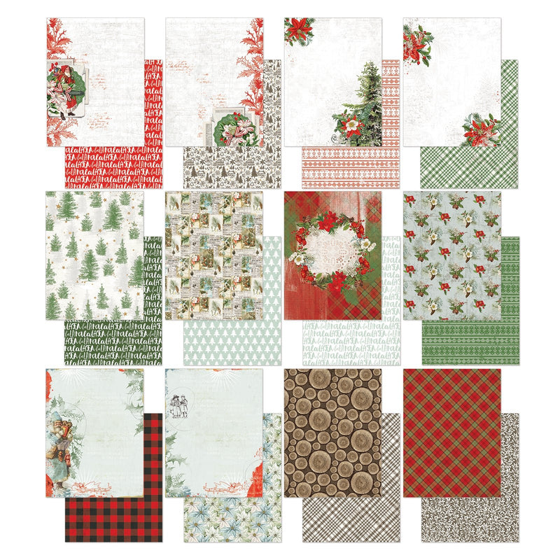 49 and Market Evergreen Season 6×8 Paper Collection Pack - Craftywaftyshop