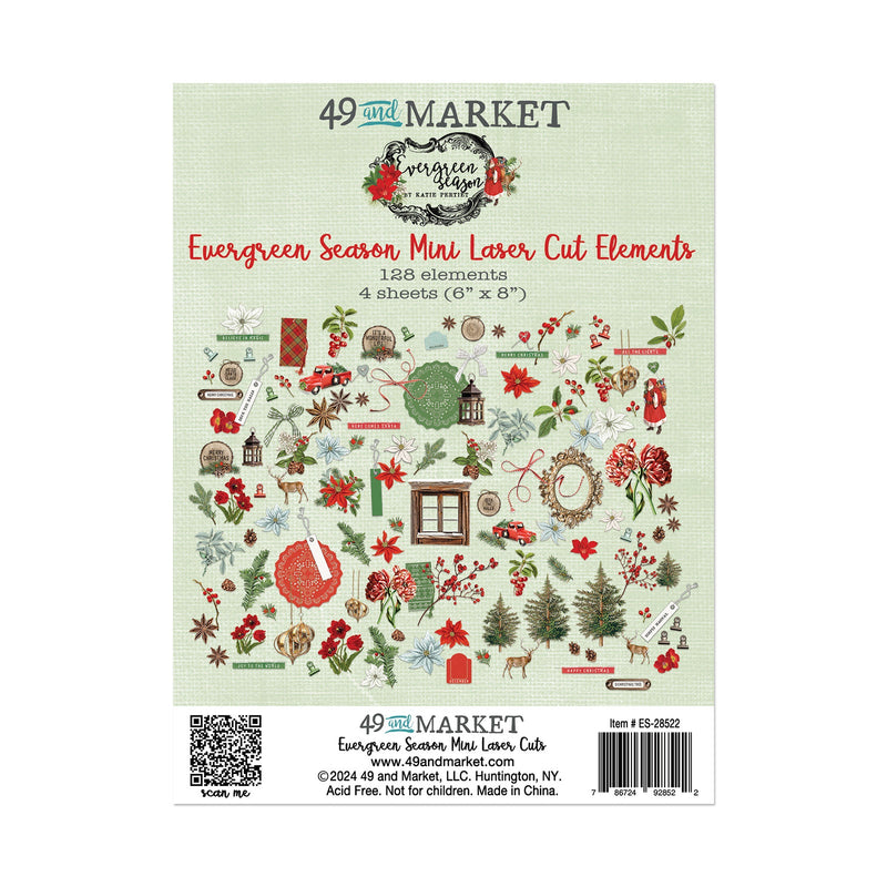 49 and Market Evergreen Season Mini Laser Cut Elements - Craftywaftyshop