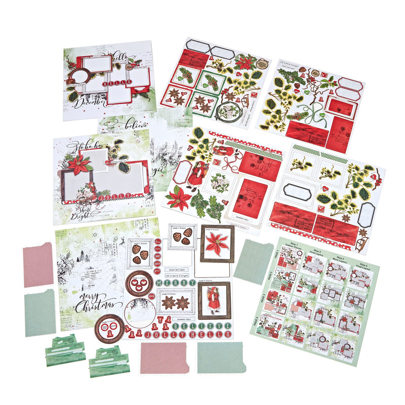 49 and Market Evergreen Season Page Kit - Craftywaftyshop