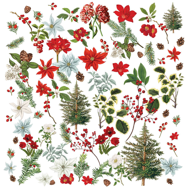 49 and Market Evergreen Season Wildflowers Laser Cuts - Craftywaftyshop