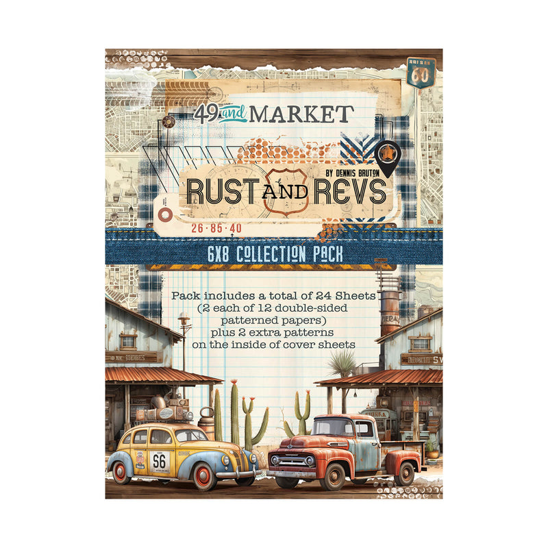 49 and Market Rust and Revs 6 x 8 Collection Pack - Craftywaftyshop