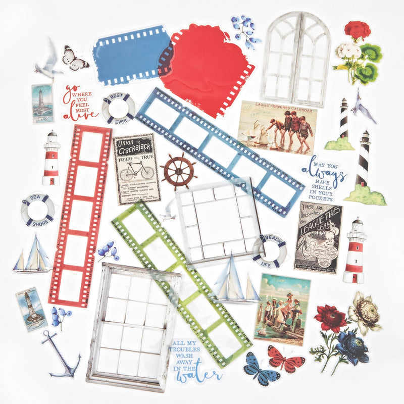 49 and Market Summer Porch Acetate Assortment Set - Craftywaftyshop