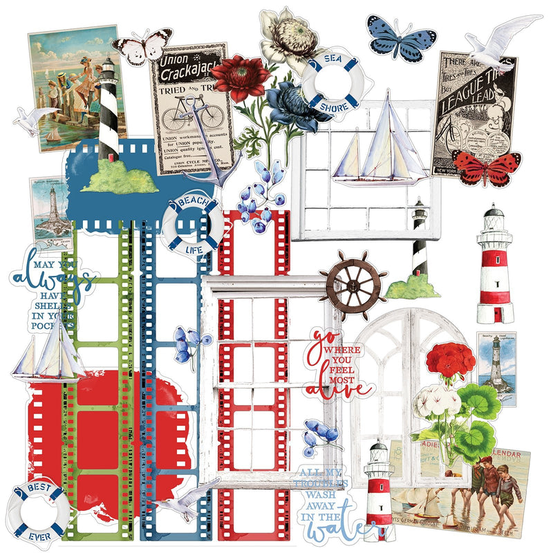 49 and Market Summer Porch Acetate Assortment Set - Craftywaftyshop