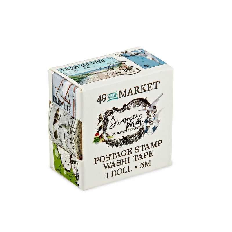 49 and Market Summer Porch Washi Postage Roll - Craftywaftyshop