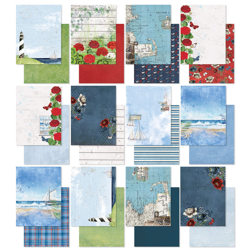 49 anf Market Summer Porch 6×8 Paper Collection Pack - Craftywaftyshop