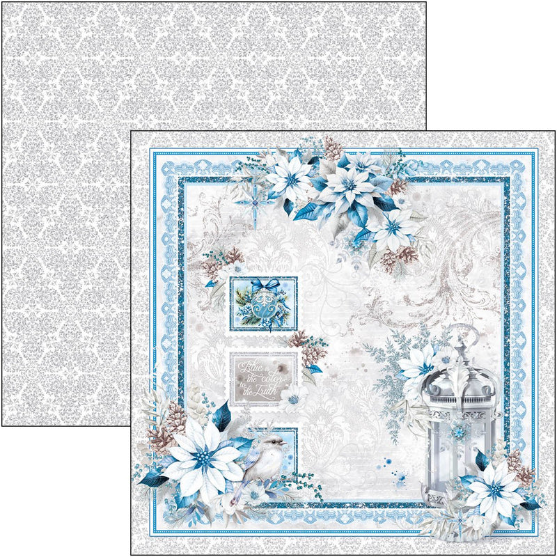 Ciao Bella Elegance of Blue Paper Pad 12"x12" - Craftywaftyshop