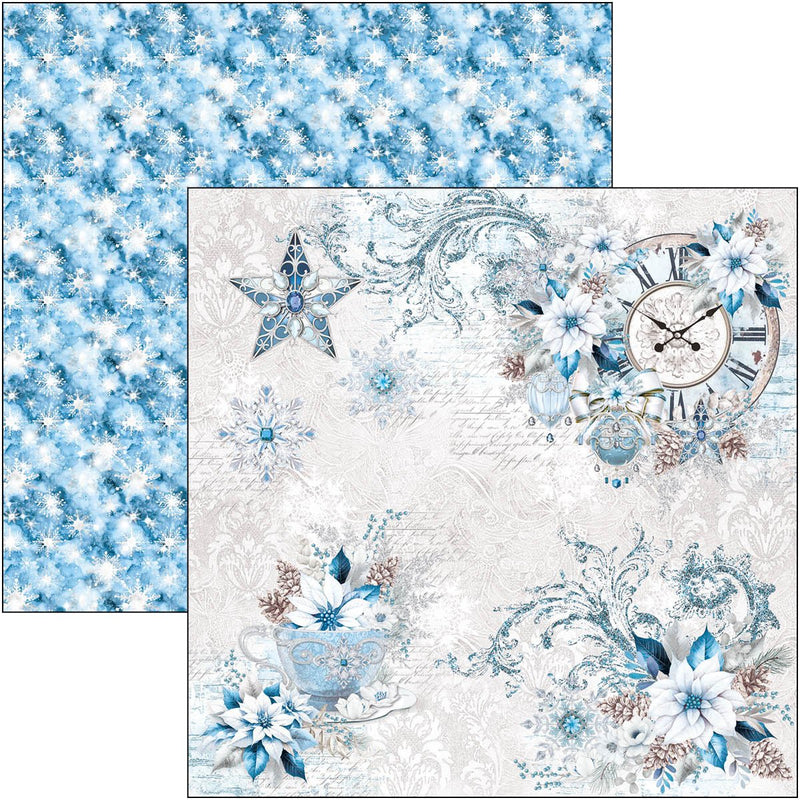 Ciao Bella Elegance of Blue Paper Pad 12"x12" - Craftywaftyshop