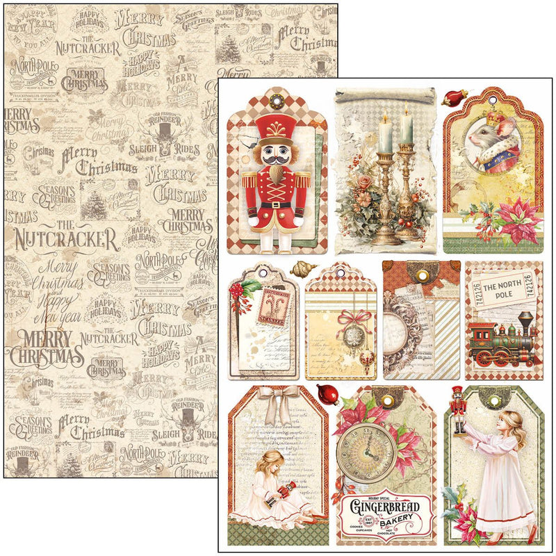 Ciao Bella The Nutcracker Creative Ephemera Pad A4 - Craftywaftyshop