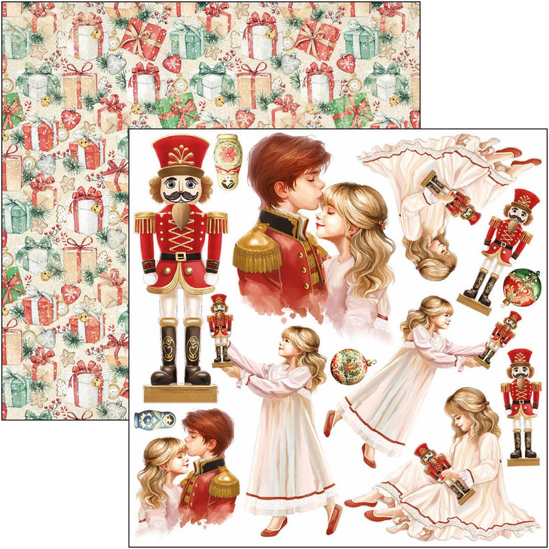 Ciao Bella The Nutcracker Fussy Cut Ephemera Pad 6"x6" - Craftywaftyshop