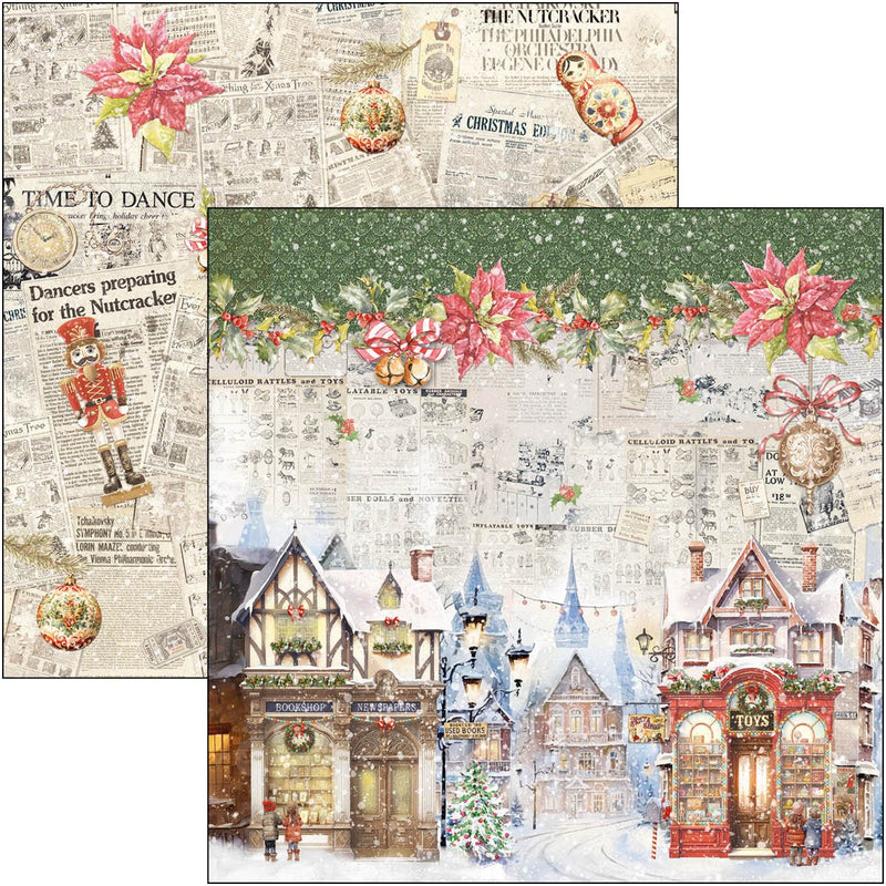 Ciao Bella The Nutcracker Paper Pad 12"x12" - Craftywaftyshop