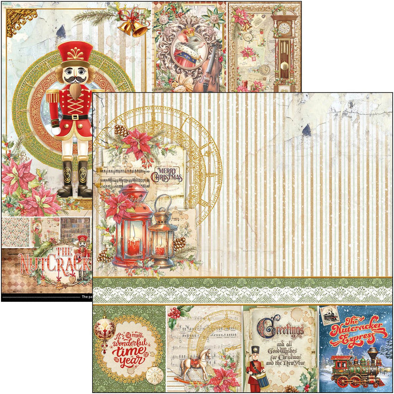 Ciao Bella The Nutcracker Paper Pad 12"x12" - Craftywaftyshop