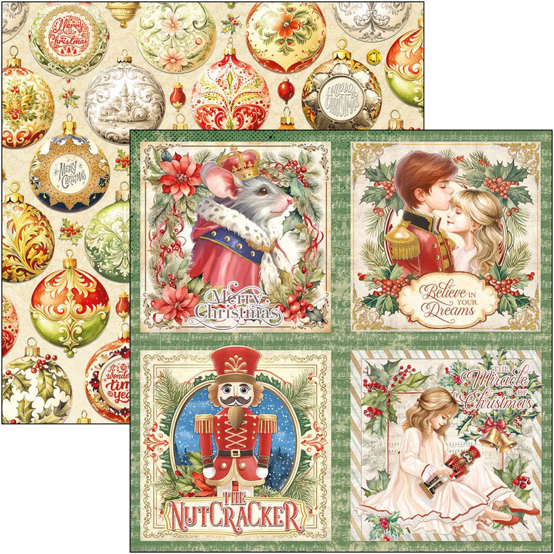 Ciao Bella The Nutcracker Paper Pad 8"x8" - Craftywaftyshop