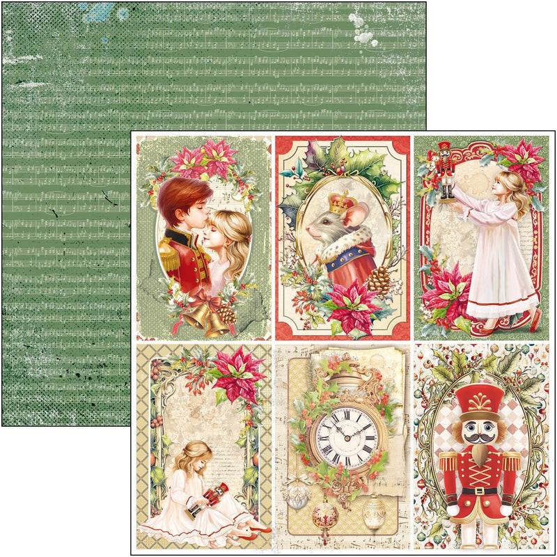 Ciao Bella The Nutcracker Paper Pad 8"x8" - Craftywaftyshop