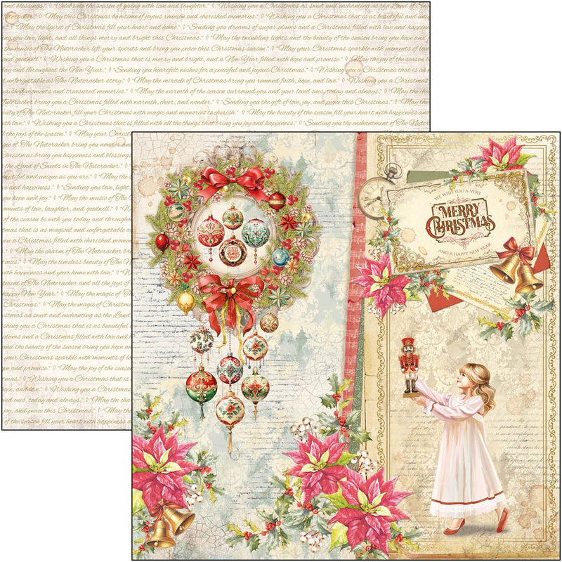 Ciao Bella The Nutcracker Paper Pad 8"x8" - Craftywaftyshop