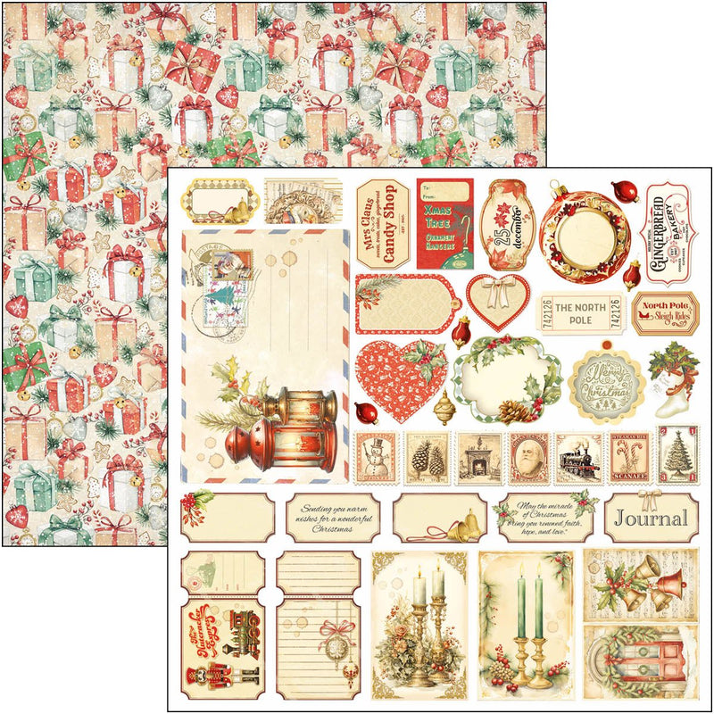 Ciao Bella The Nutcracker Patterns Pad 12"x12" - Craftywaftyshop