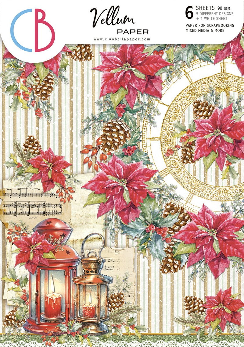 Ciao Bella Vellum The Nutcracker Paper Patterns A4 - Craftywaftyshop