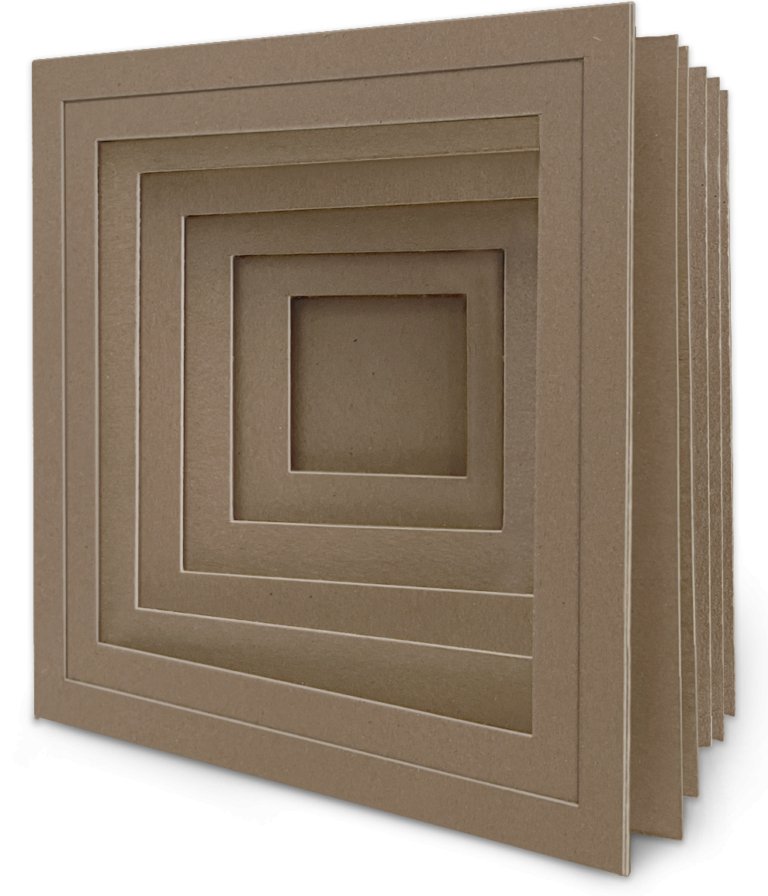 Graphic 45 2 in 1 Tunnel & Pyramid Chipboard 8″x8″ Albums - Craftywaftyshop