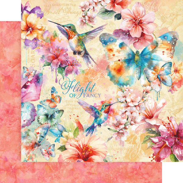 Graphic 45 Flight of Fancy 12×12 Collection Pack - Craftywaftyshop