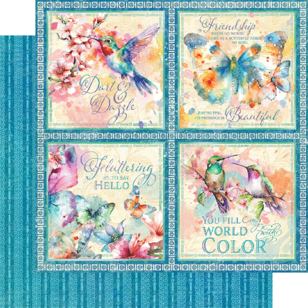 Graphic 45 Flight of Fancy 12×12 Collection Pack - Craftywaftyshop