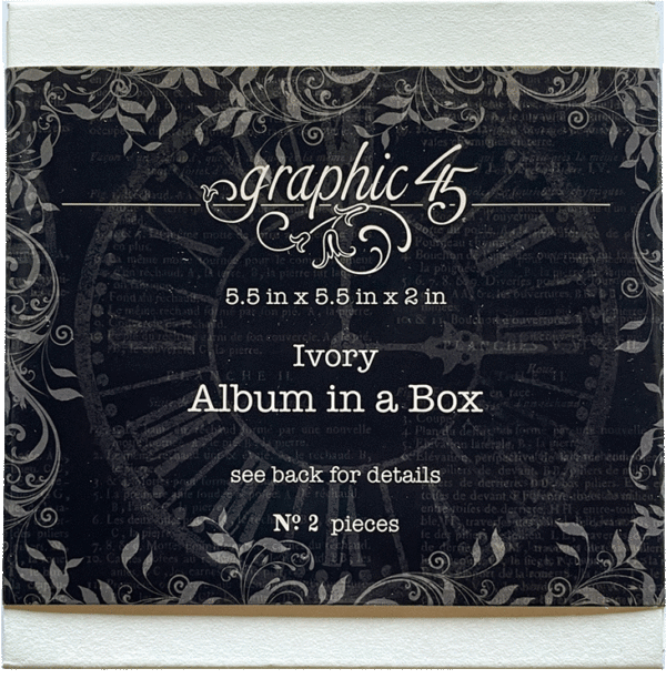 Graphic 45 Staples Ivory Album In A Box - Craftywaftyshop