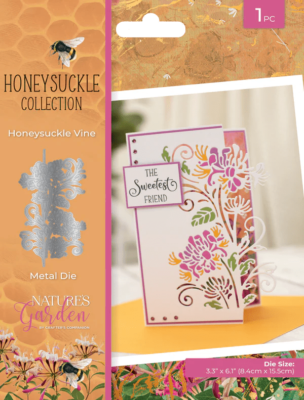 Honeysuckle Collection Metal Die - Honeysuckle Vine by Crafters Companion - Craftywaftyshop