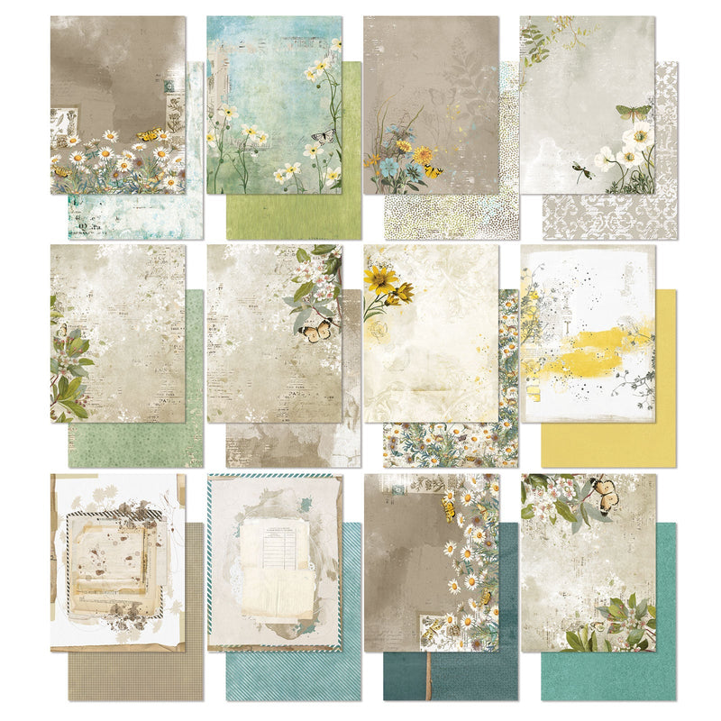 Krafty Garden 6×8 Paper Collection Pack by 49 and Market - Craftywaftyshop