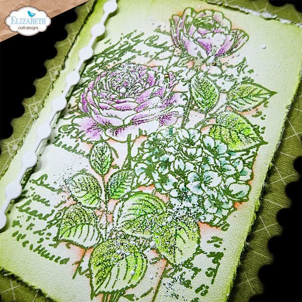 Love & Roses Stamp Set by Elizabeth Craft Designs - Craftywaftyshop