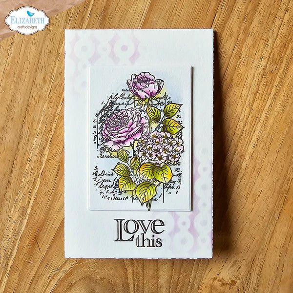 Love & Roses Stamp Set by Elizabeth Craft Designs - Craftywaftyshop