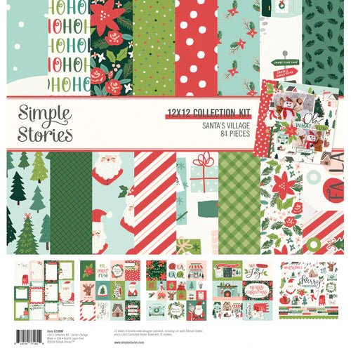 Simple Stories Santa's Village Collection Kit - Craftywaftyshop