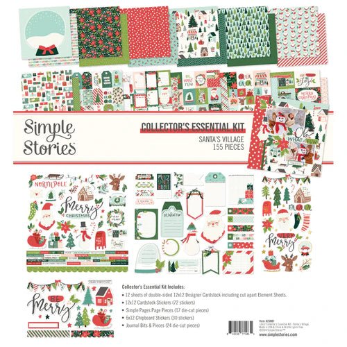 Simple Stories Santa's Village Collector's Essential Kit - Craftywaftyshop