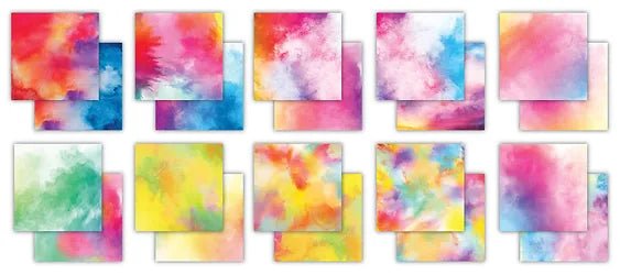 The Essential Craft Papers 6x6 Pigment Infusions by Craft Consortium - Craftywaftyshop