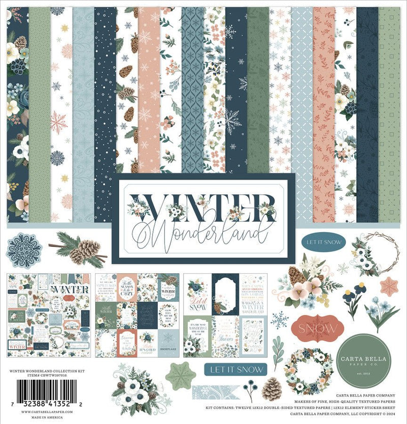 Winter Wonderland Collection Kit by Carta Bella - Craftywaftyshop