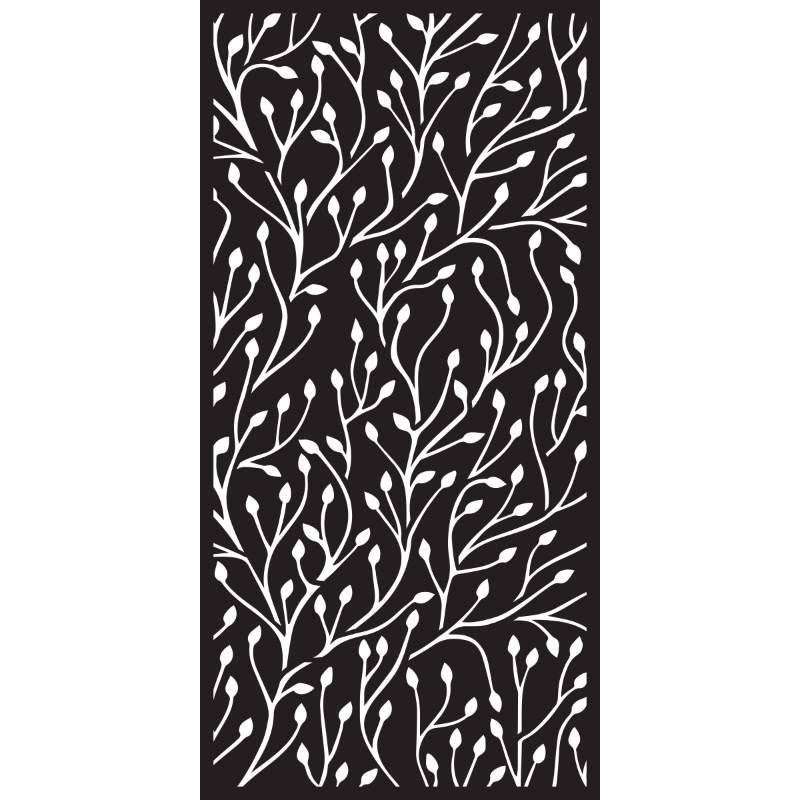 Branching Out DL Stencil 4 in x 8 in (10.0 x 20.3 cm) by Creative Expressions - Craftywaftyshop