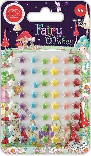 Fairy Wishes Adhesive Enamel Stars by Craft Consortium - Craftywaftyshop