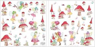 Fairy Wishes Premium Paper Pad 12 x 12 by Craft Consortium - Craftywaftyshop