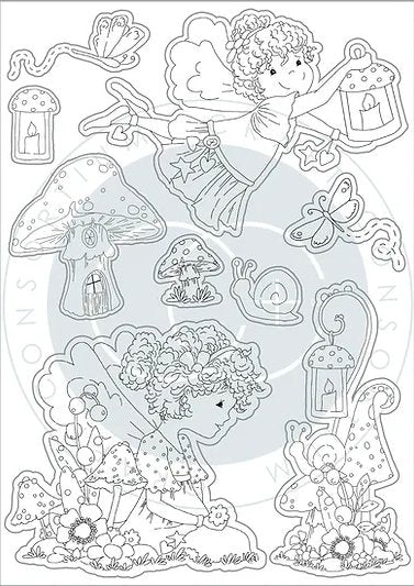 Fairy Wishes Stamp Set Friends by Craft Consortium - Craftywaftyshop