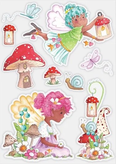 Fairy Wishes Stamp Set Friends by Craft Consortium - Craftywaftyshop