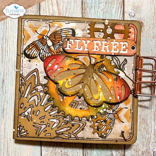 Journal Stencils 1 by Elizabeth Craft Designs - Craftywaftyshop