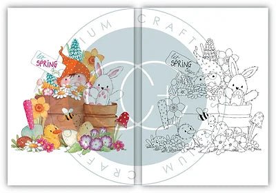 Let Spring Begin A6 Premium Marker Pad by Craft Consortium - Craftywaftyshop