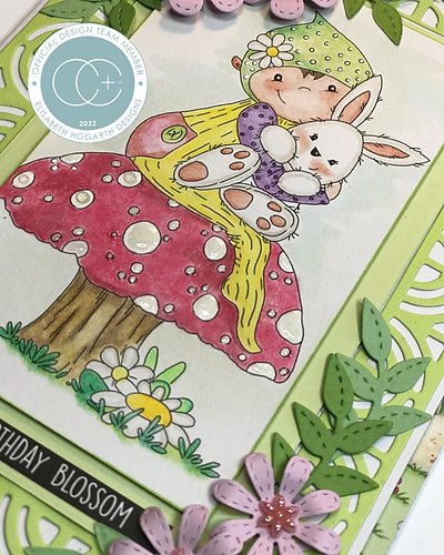 Let Spring Begin Stamp Set Bunny by Craft Consortium - Craftywaftyshop