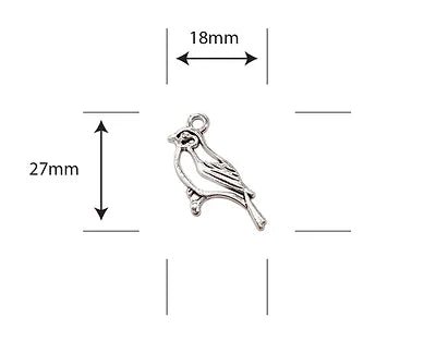 Little Robin Redbreast Robin Metal Charms by Craft Consortium - Craftywaftyshop