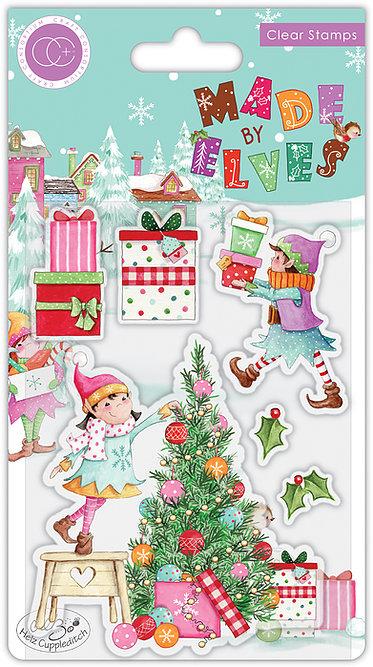 Made by Elves Tree Stamp Set by Craft Consortium - Craftywaftyshop