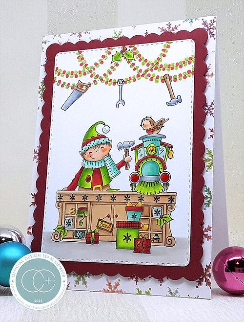 Made by Elves Workshop Stamp Set by Craft Consortium - Craftywaftyshop