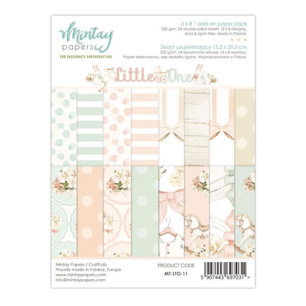 Mintay Little One Add On Paper Pad - Craftywaftyshop