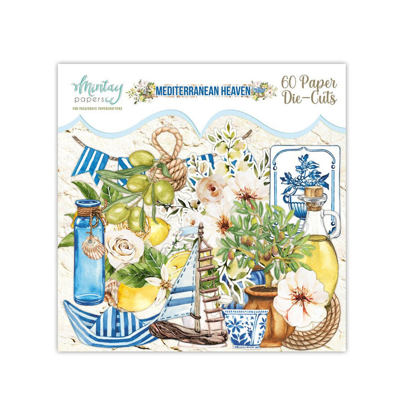 Mintay Mediterranean Heaven Paper Die Cuts - Craftywaftyshop