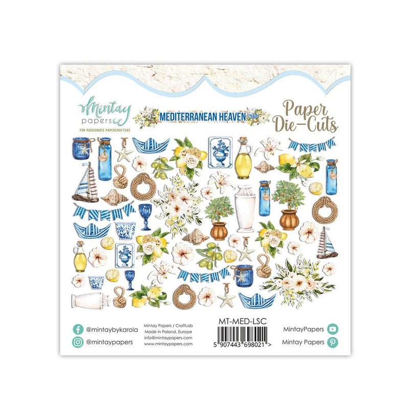 Mintay Mediterranean Heaven Paper Die Cuts - Craftywaftyshop