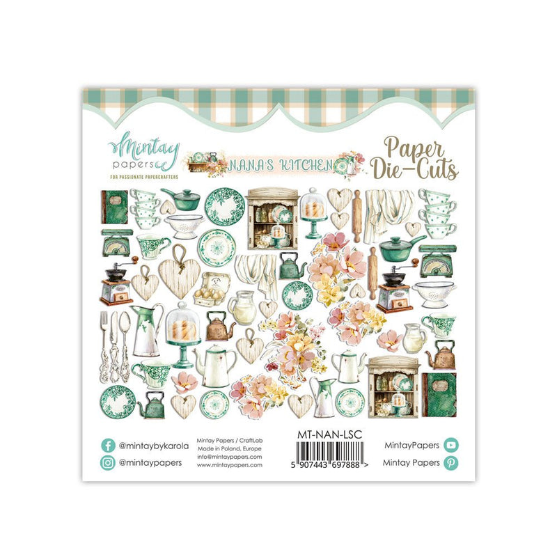 Mintay Nanas Kitchen Paper Die Cuts - Craftywaftyshop